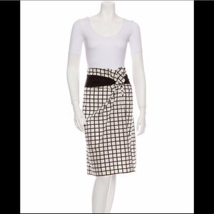 Dries Van Noten black & white skirt